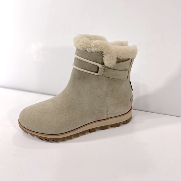 New Sorel Women’s Harlow Suede & Shearling Boots - Picture 8 of 12